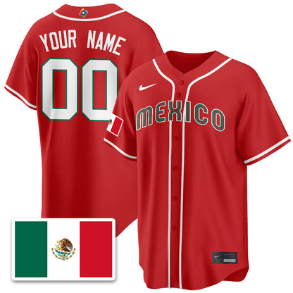 Mexico Baseball 2026 World Baseball Classic Limited Custom Jersey - All Stitched-DTD