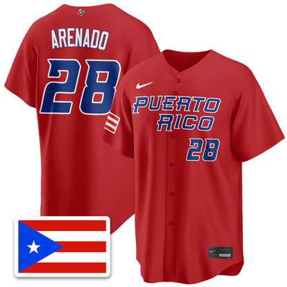Puerto Rico Baseball 2026 World Baseball Classic Limited Jersey - All Stitched-DTD