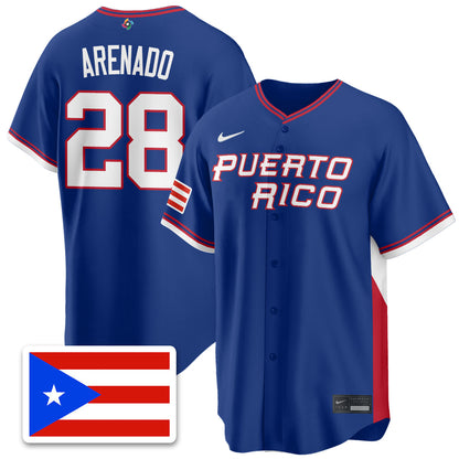Puerto Rico Baseball 2026 World Baseball Classic Limited Jersey - All Stitched-DTD
