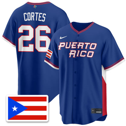 Puerto Rico Baseball 2026 World Baseball Classic Limited Jersey - All Stitched-DTD