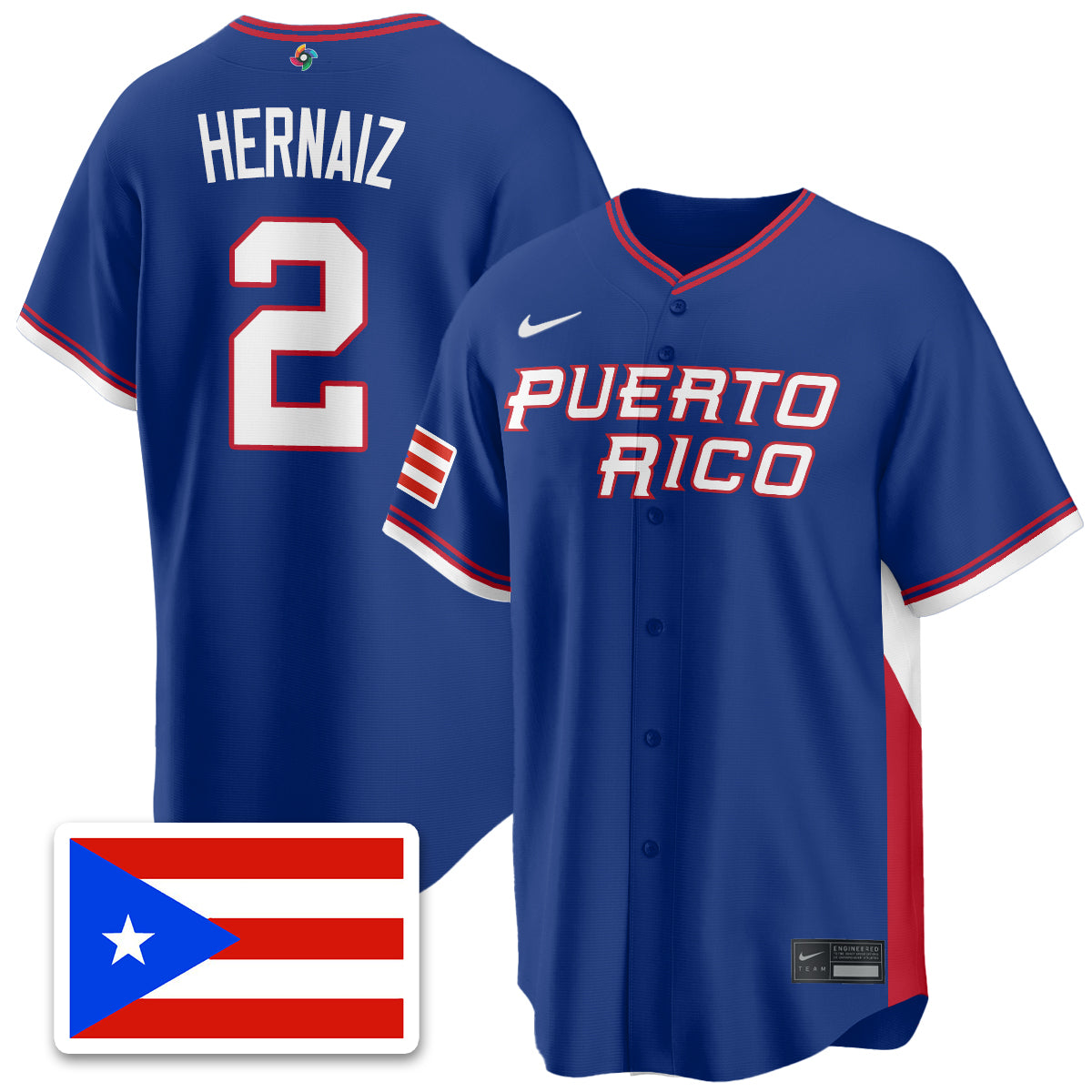 Puerto Rico Baseball 2026 World Baseball Classic Limited Jersey - All Stitched-DTD