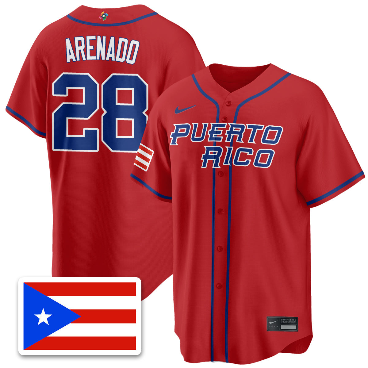 Puerto Rico Baseball 2026 World Baseball Classic Limited Jersey - All Stitched-DTD