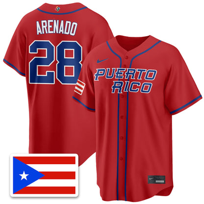 Puerto Rico Baseball 2026 World Baseball Classic Limited Jersey - All Stitched-DTD