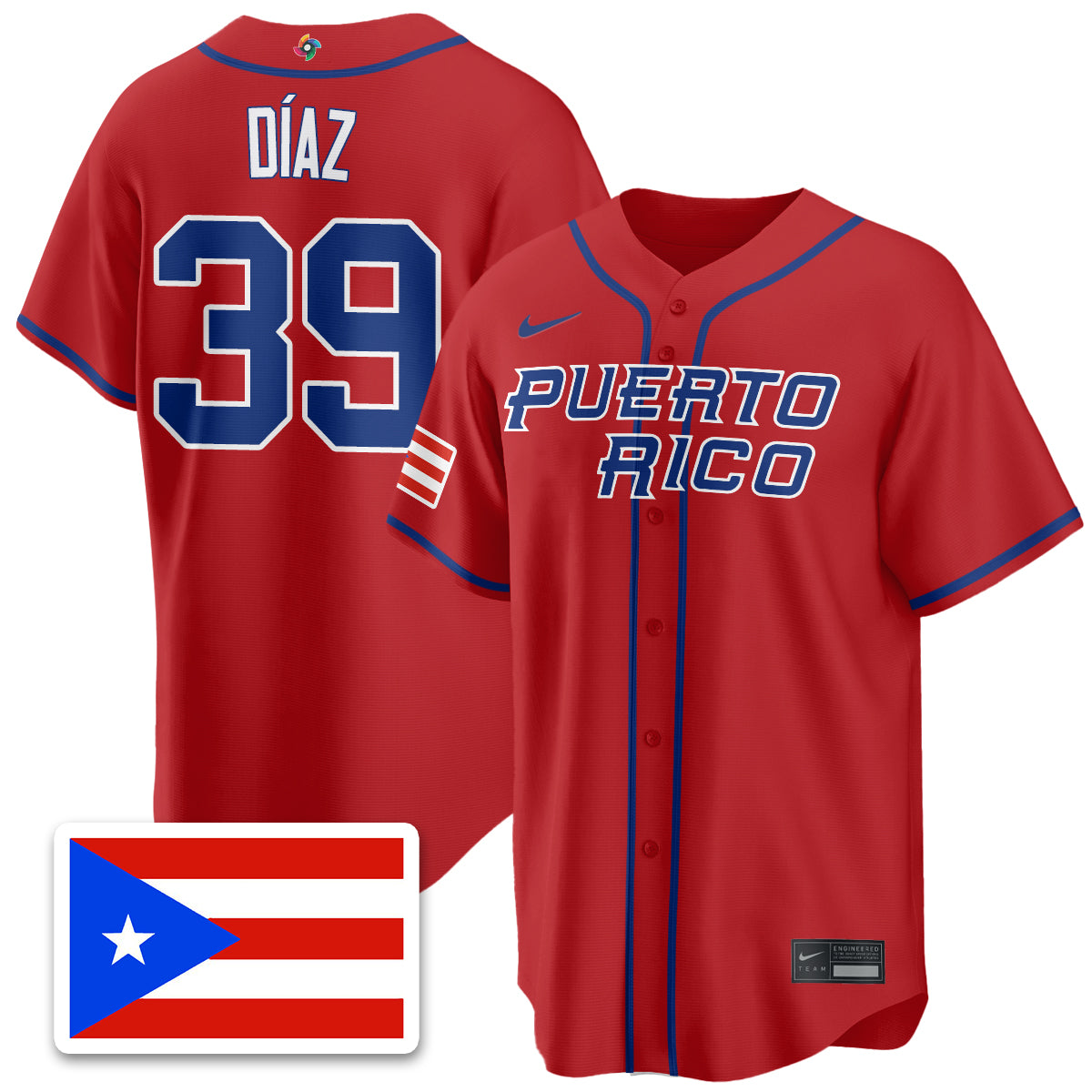 Puerto Rico Baseball 2026 World Baseball Classic Limited Jersey - All Stitched-DTD