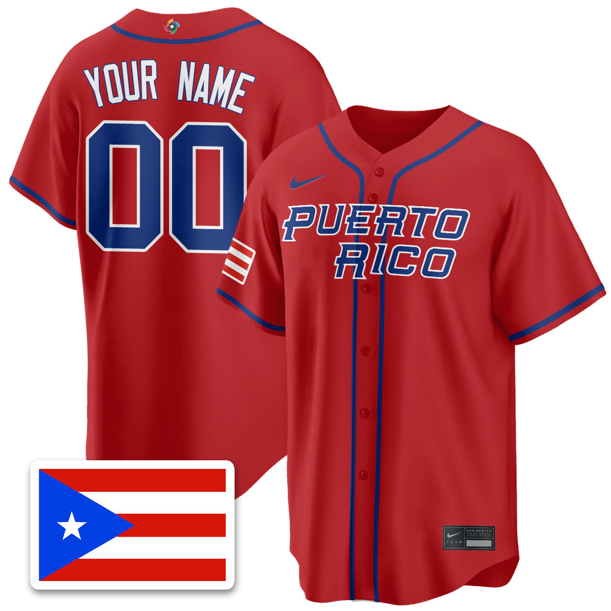 Puerto Rico Baseball 2026 World Baseball Classic Limited Jersey - All Stitched-DTD