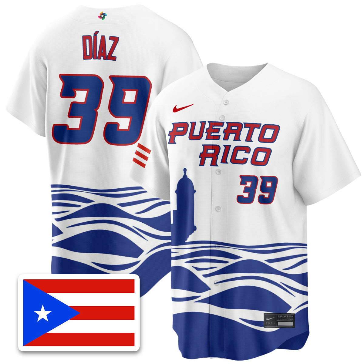Puerto Rico Baseball 2026 World Baseball Classic Limited Jersey - All Stitched-DTD