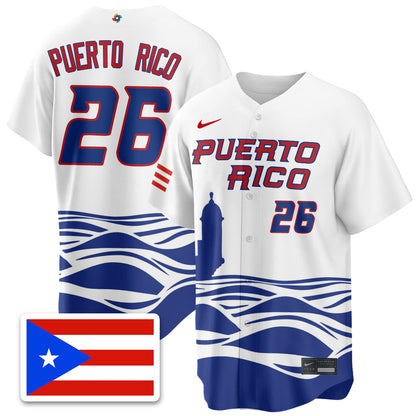 Puerto Rico Baseball 2026 World Baseball Classic Limited Jersey - All Stitched-DTD