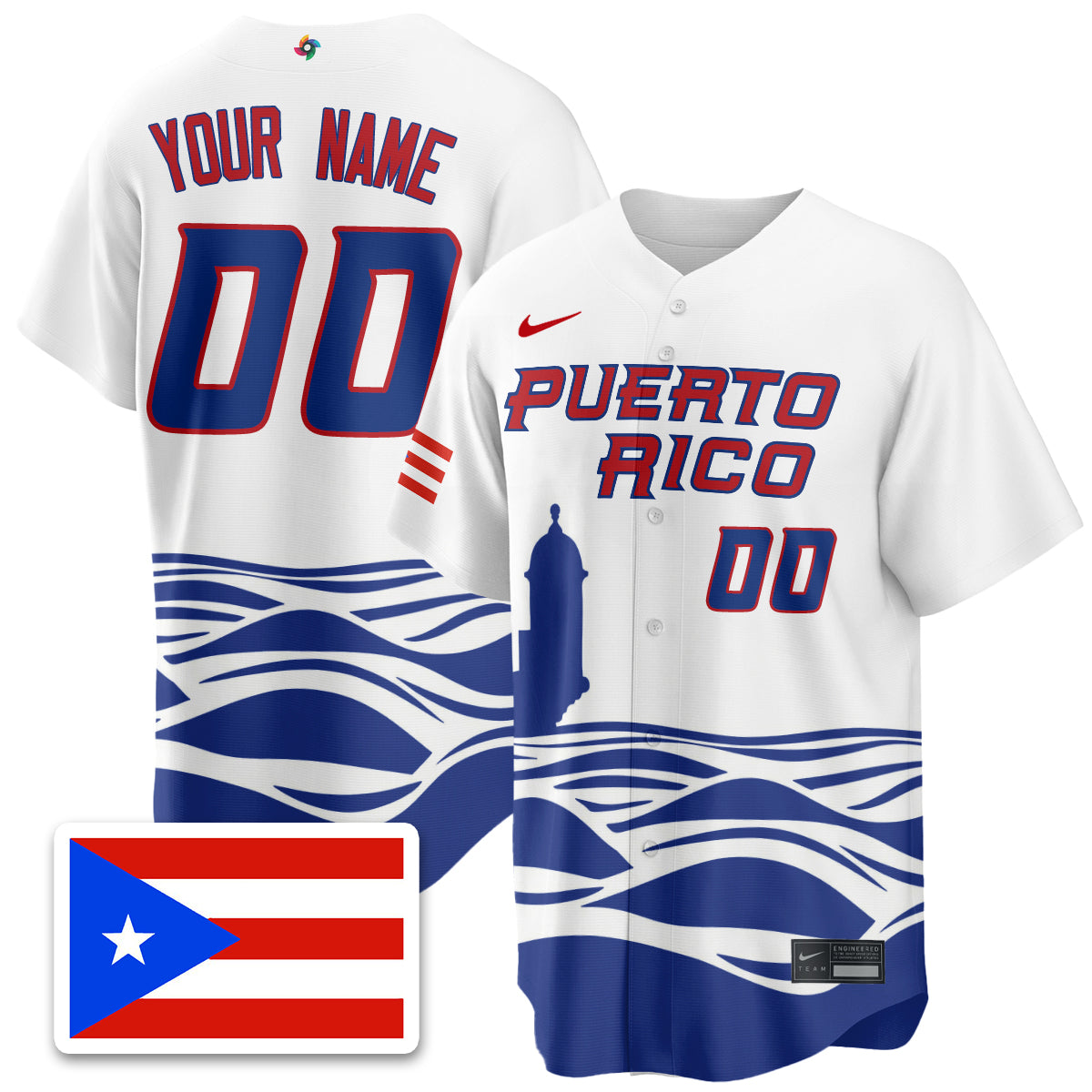 Custom Puerto Rico Baseball 2026 World Baseball Classic Limited Jersey - All Stitched-DTD