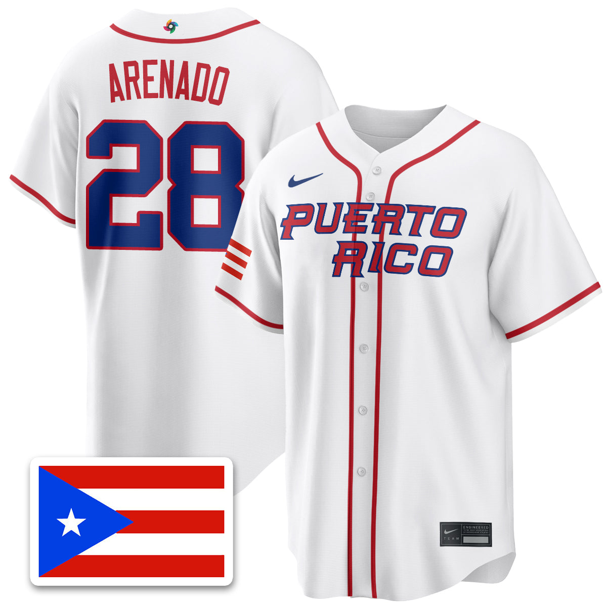 Puerto Rico Baseball 2026 World Baseball Classic Limited Jersey - All Stitched-DTD