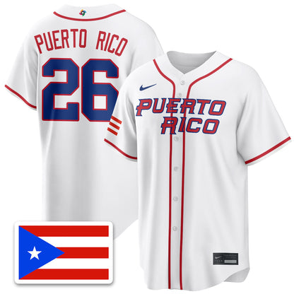 Puerto Rico Baseball 2026 World Baseball Classic Limited Jersey - All Stitched-DTD