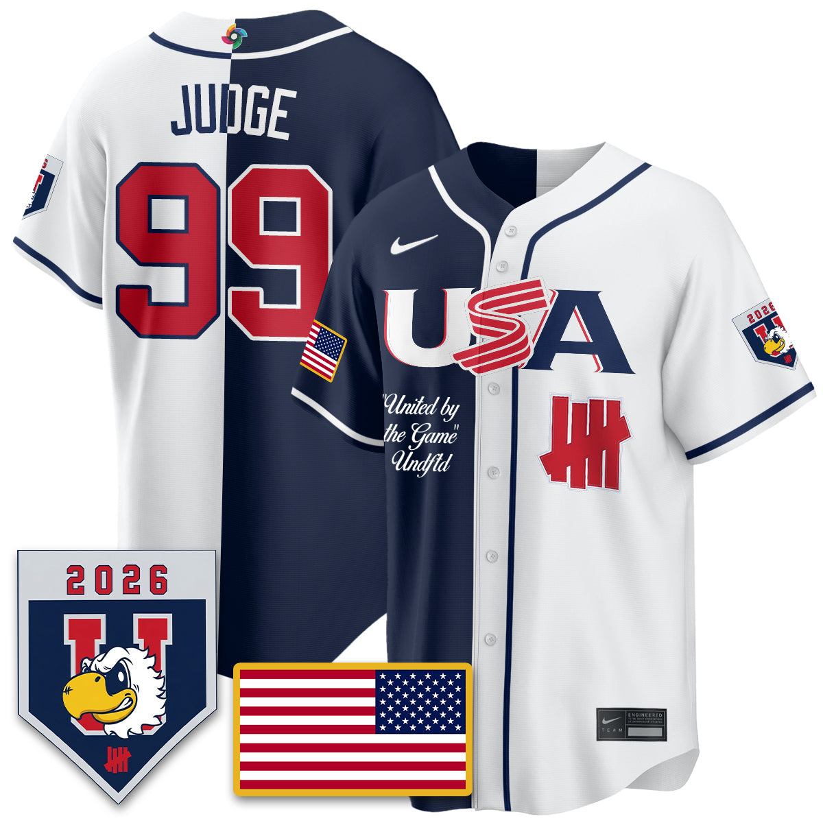 USA Baseball x Undefeated 2026 World Baseball Classic Limited Jersey - All Stitched-DTD