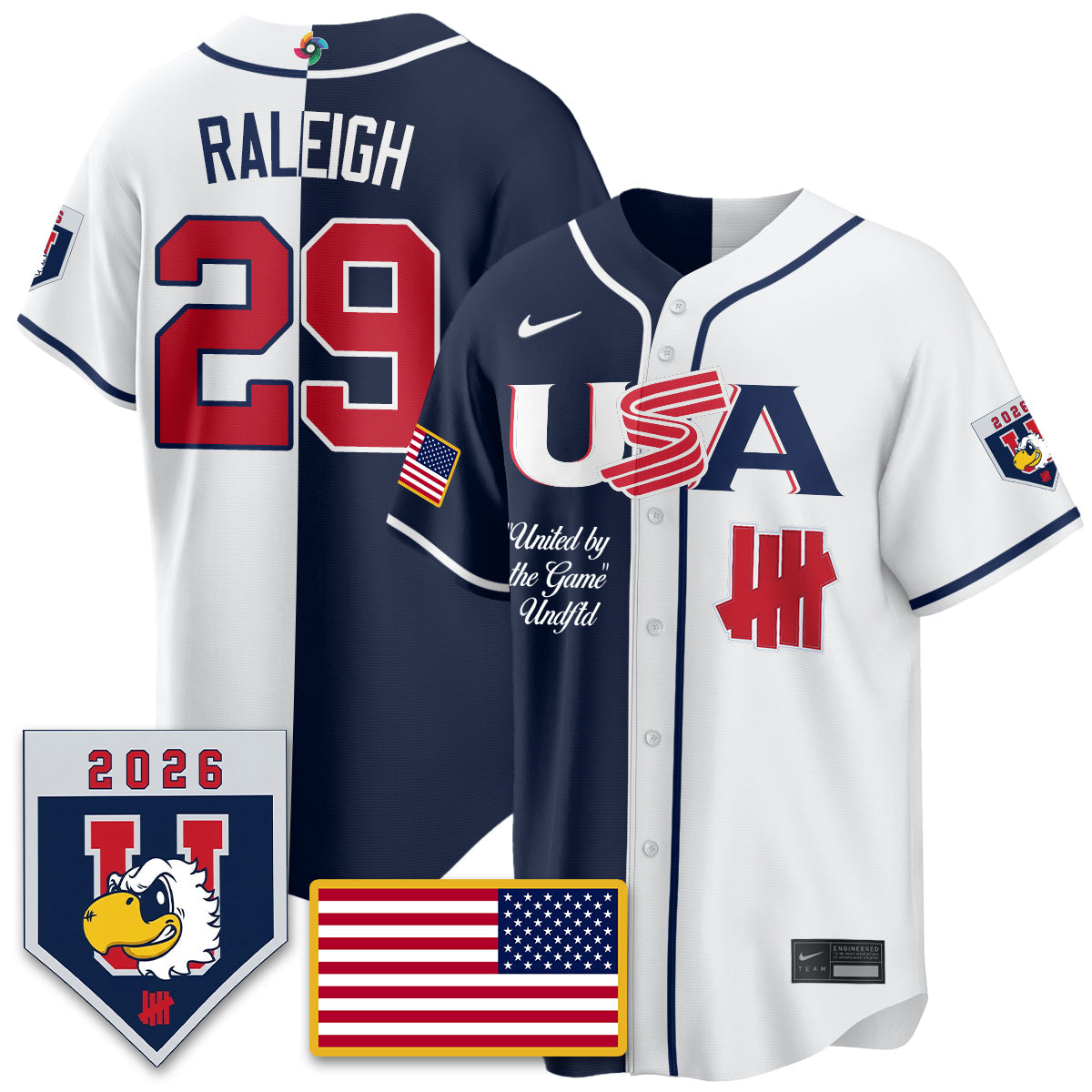 USA Baseball x Undefeated 2026 World Baseball Classic Limited Jersey - All Stitched-DTD
