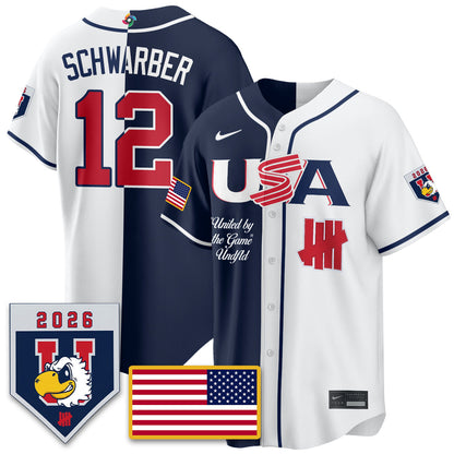 USA Baseball x Undefeated 2026 World Baseball Classic Limited Jersey - All Stitched-DTD