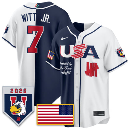 USA Baseball x Undefeated 2026 World Baseball Classic Limited Jersey - All Stitched-DTD