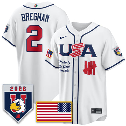 USA Baseball x Undefeated 2026 World Baseball Classic Limited Jersey - All Stitched-DTD