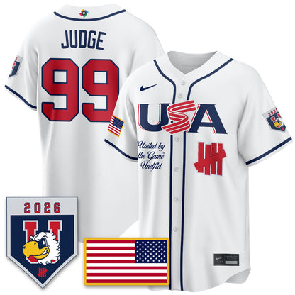 USA Baseball x Undefeated 2026 World Baseball Classic Limited Jersey - All Stitched-DTD
