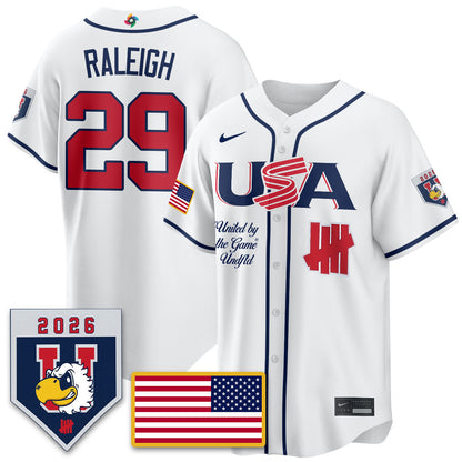 USA Baseball x Undefeated 2026 World Baseball Classic Limited Jersey - All Stitched-DTD