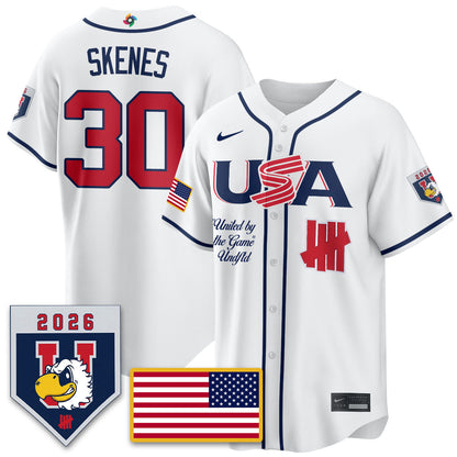 USA Baseball x Undefeated 2026 World Baseball Classic Limited Jersey - All Stitched-DTD
