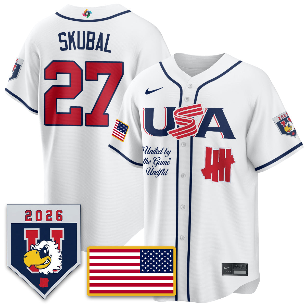 USA Baseball x Undefeated 2026 World Baseball Classic Limited Jersey - All Stitched-DTD