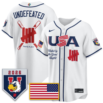 USA Baseball x Undefeated 2026 World Baseball Classic Limited Jersey - All Stitched-DTD