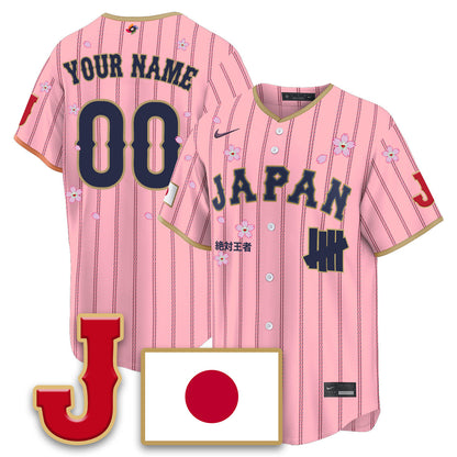 Custom Japan Baseball x Undefeated 2026 World Baseball Classic Limited Jersey - All Stitched-DTD