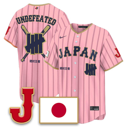 Japan Baseball x Undefeated 2026 World Baseball Classic Limited Jersey - All Stitched-DTD
