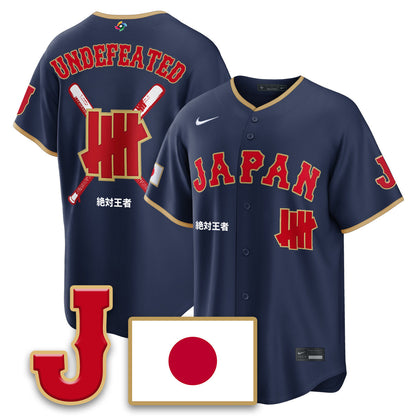 Japan Baseball x Undefeated 2026 World Baseball Classic Limited Jersey - All Stitched-DTD