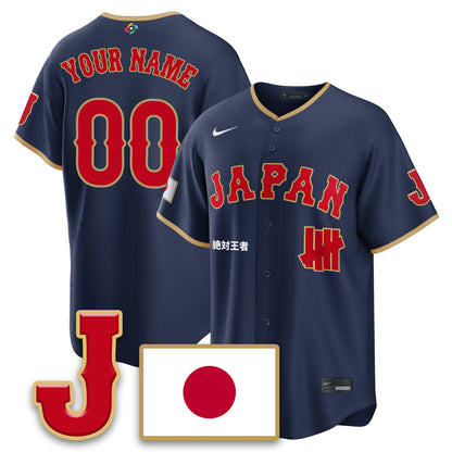 Japan Baseball x Undefeated 2026 World Baseball Classic Limited Jersey - All Stitched-DTD