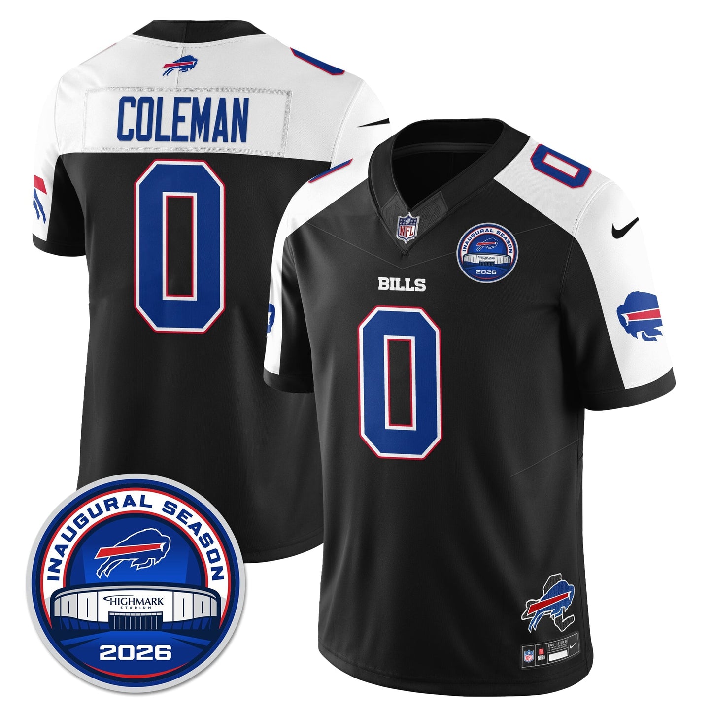 BUF 2026 Inaugural Season Patch Vapor Limited Jersey - All Stitched-DTD
