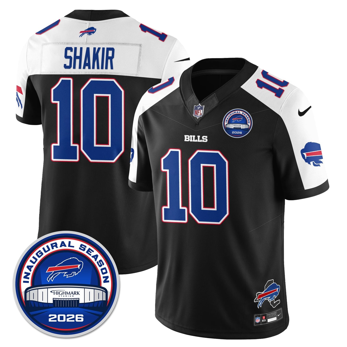 BUF 2026 Inaugural Season Patch Vapor Limited Jersey - All Stitched-DTD