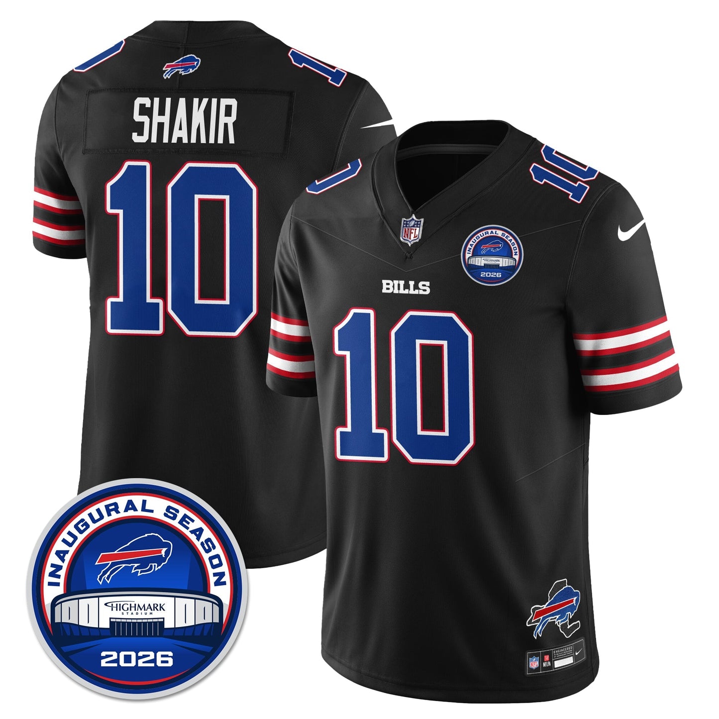 BUF 2026 Inaugural Season Patch Vapor Limited Jersey - All Stitched-DTD
