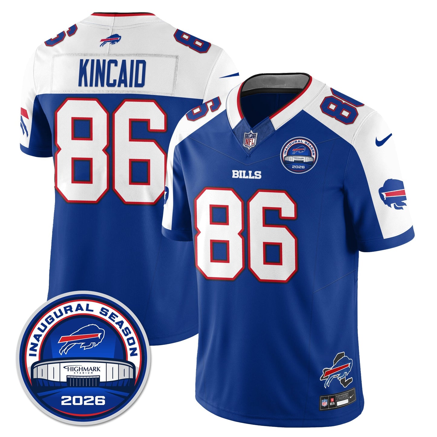 BUF 2026 Inaugural Season Patch Vapor Limited Jersey - All Stitched-DTD