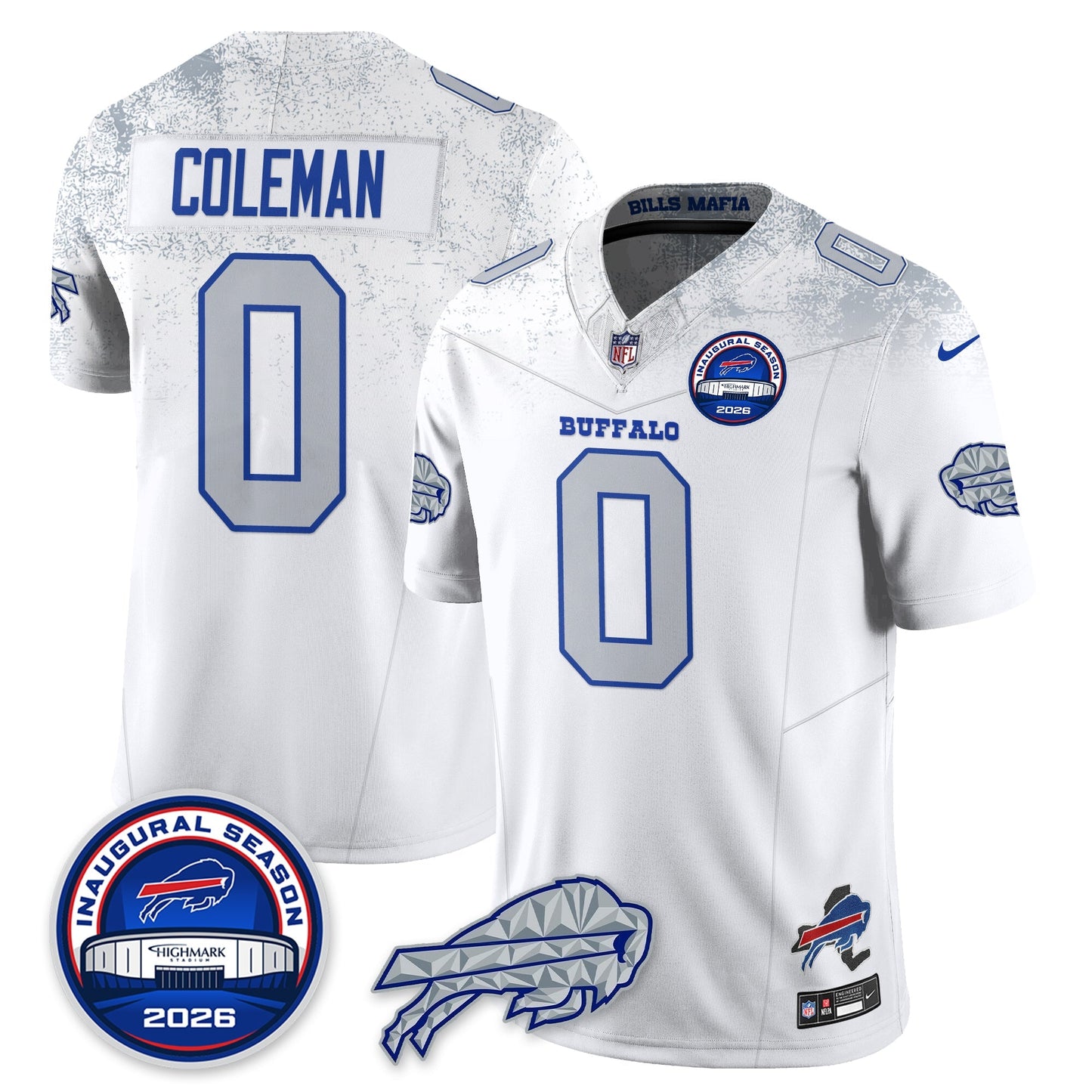 BUF 2026 Inaugural Season Patch Vapor Limited Jersey - All Stitched-DTD