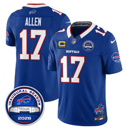 BUF 2026 Inaugural Season Patch Vapor Limited Jersey - All Stitched-DTD