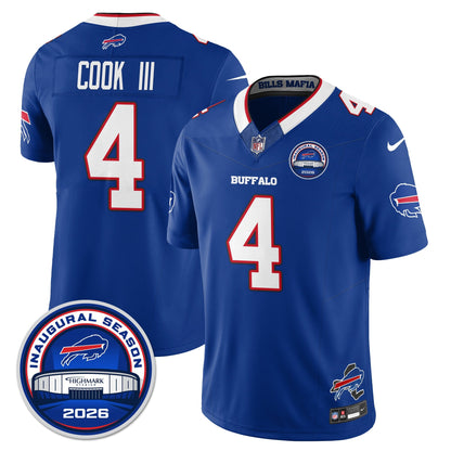 BUF 2026 Inaugural Season Patch Vapor Limited Jersey - All Stitched-DTD