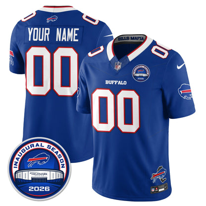 BUF 2026 Inaugural Season Patch Vapor Limited Custom Jersey - All Stitched-DTD