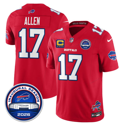 BUF 2026 Inaugural Season Patch Vapor Limited Jersey - All Stitched-DTD