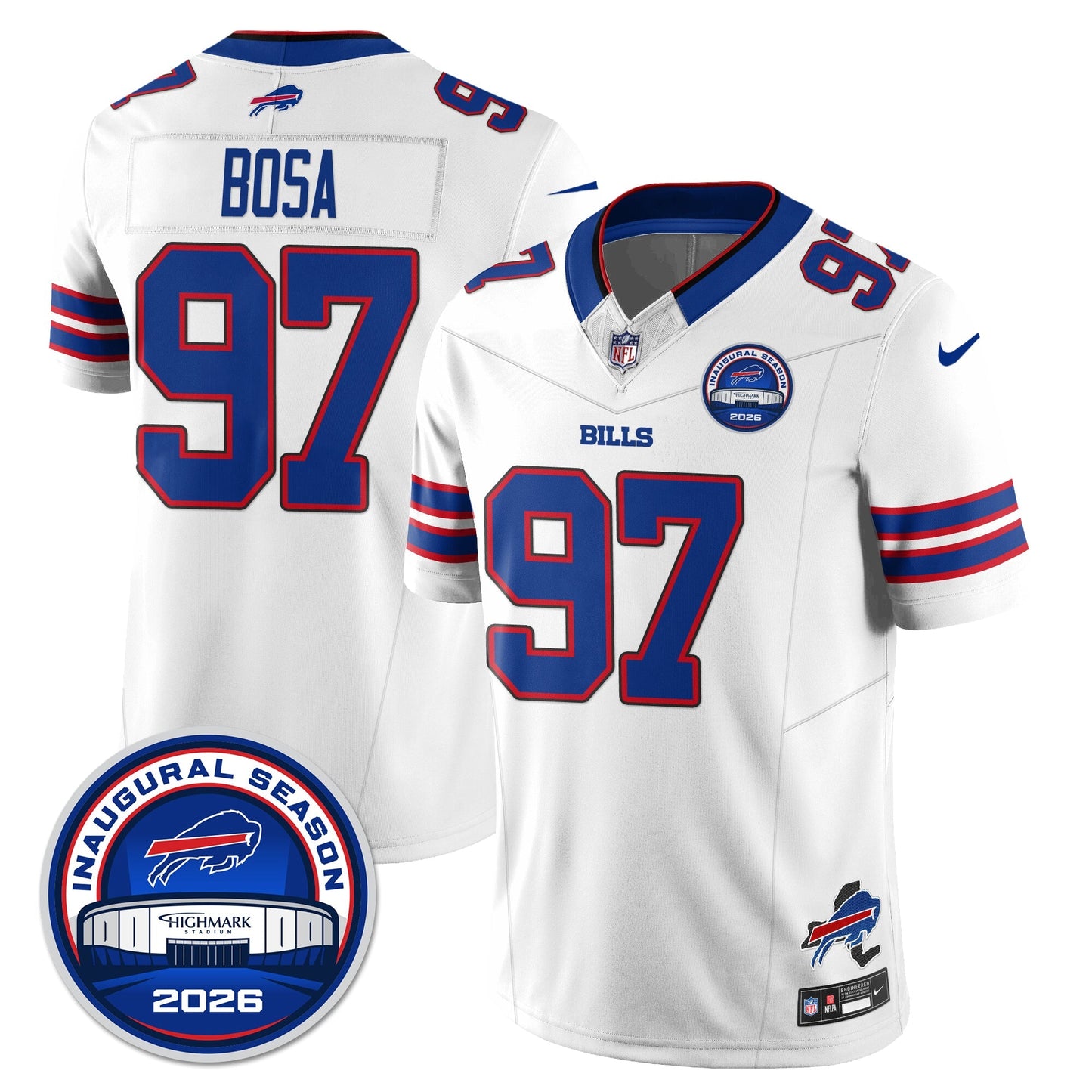 BUF 2026 Inaugural Season Patch Vapor Limited Jersey - All Stitched-DTD