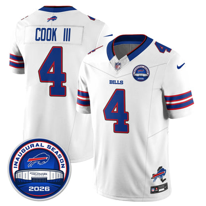 BUF 2026 Inaugural Season Patch Vapor Limited Jersey - All Stitched-DTD