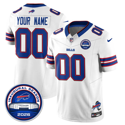 BUF 2026 Inaugural Season Patch Vapor Limited Custom Jersey - All Stitched-DTD