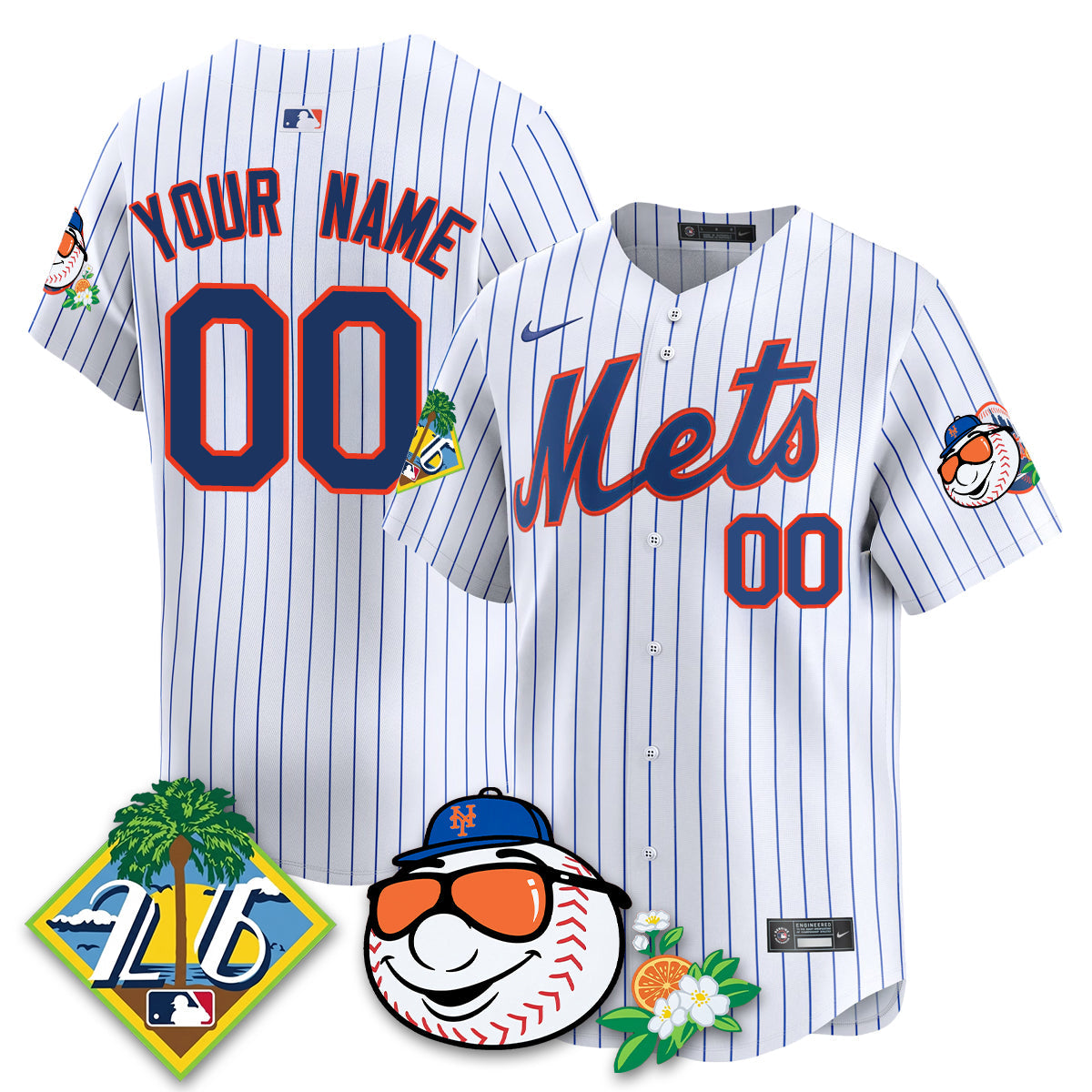 Custom NYM 2026 Spring Training Vapor Limited Jersey - All Stitched-DTD
