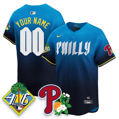 Custom PHI 2026 Spring Training Vapor Limited Jersey - All Stitched-DTD