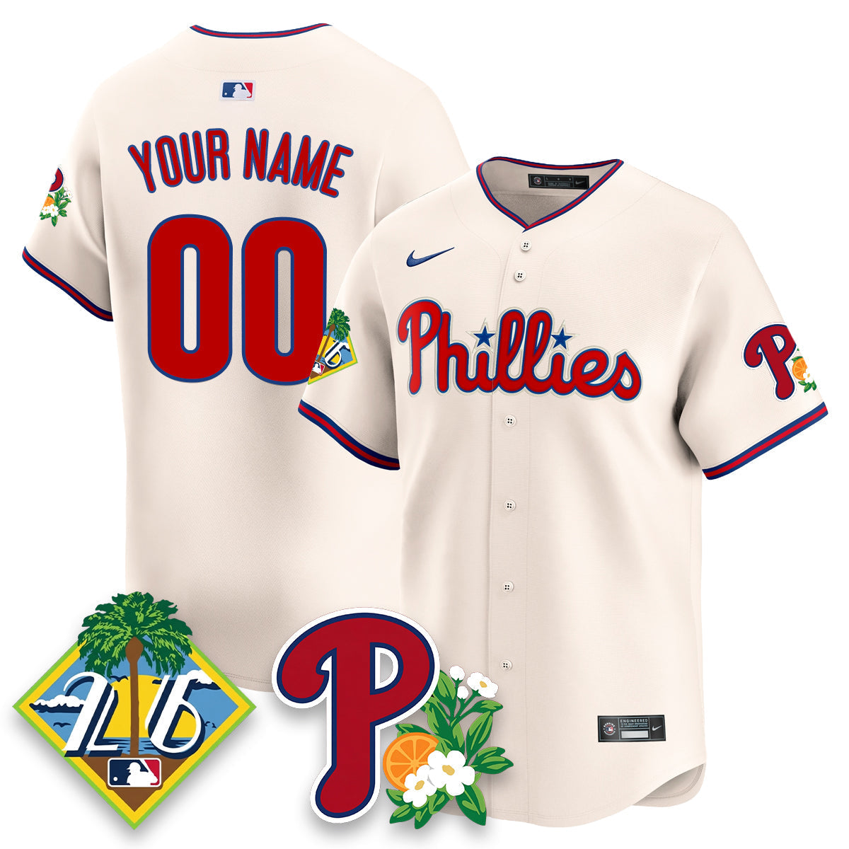Custom PHI 2026 Spring Training Vapor Limited Jersey - All Stitched-DTD