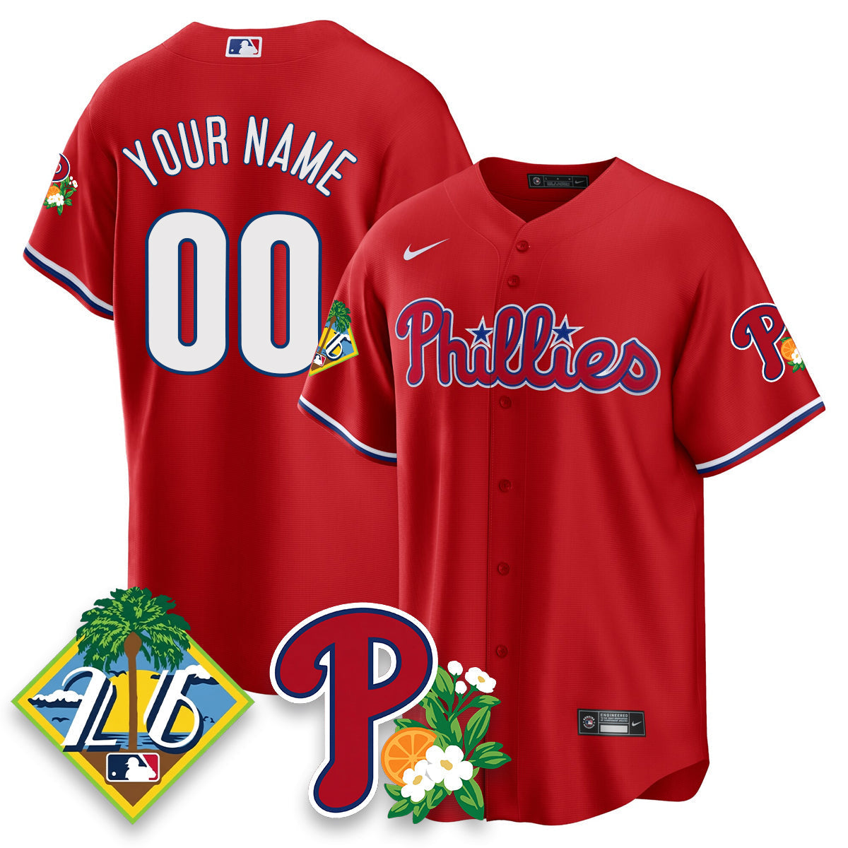 Custom PHI 2026 Spring Training Vapor Limited Jersey - All Stitched-DTD
