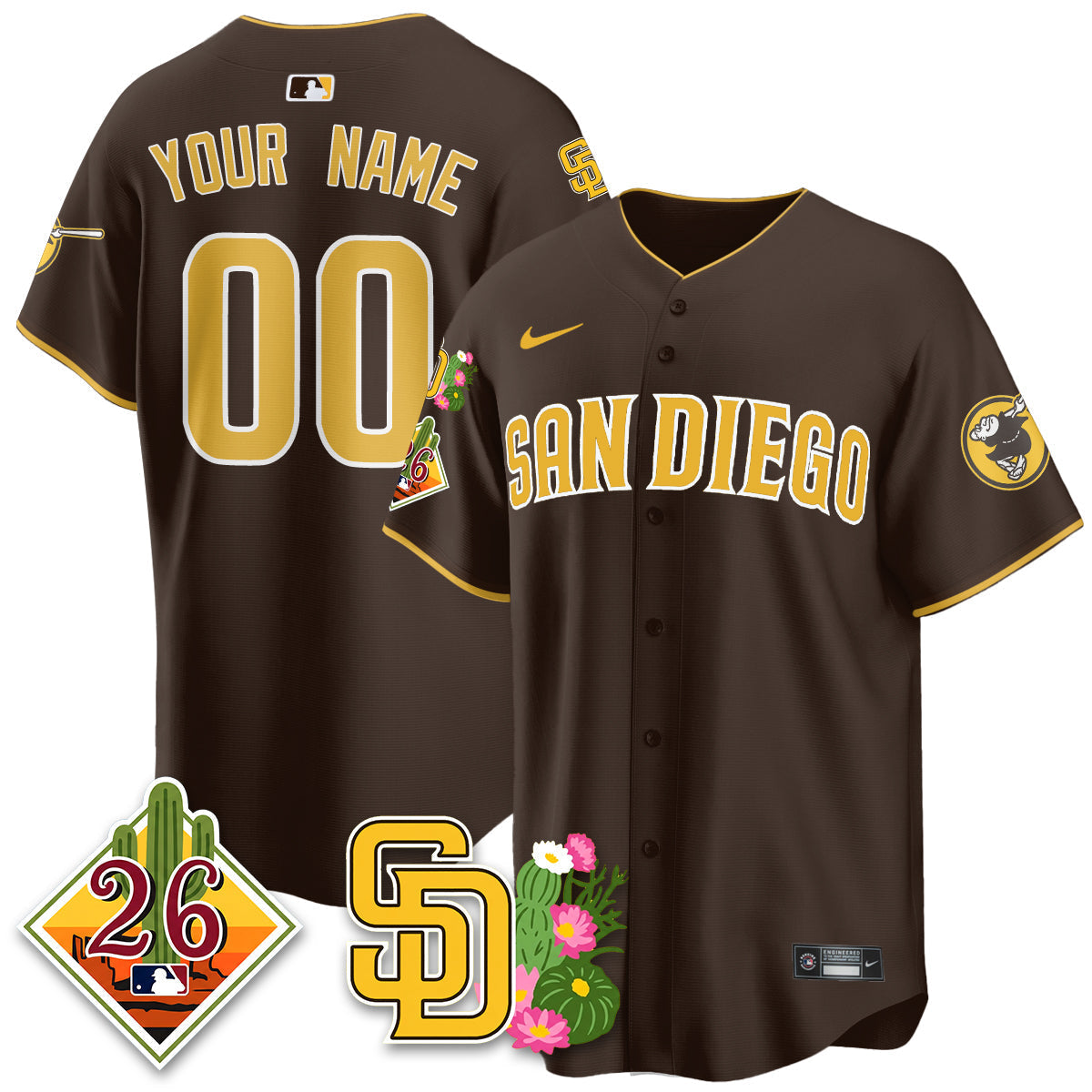 SD 2026 Spring Training Vapor Limited Jersey - All Stitched-DTD