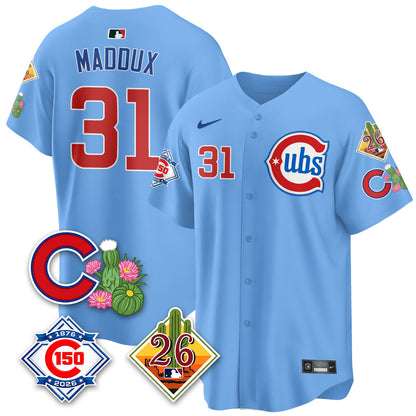 CHC 2026 Spring Training Vapor Limited Jersey - 150th Anniversary Patch - All Stitched-DTD