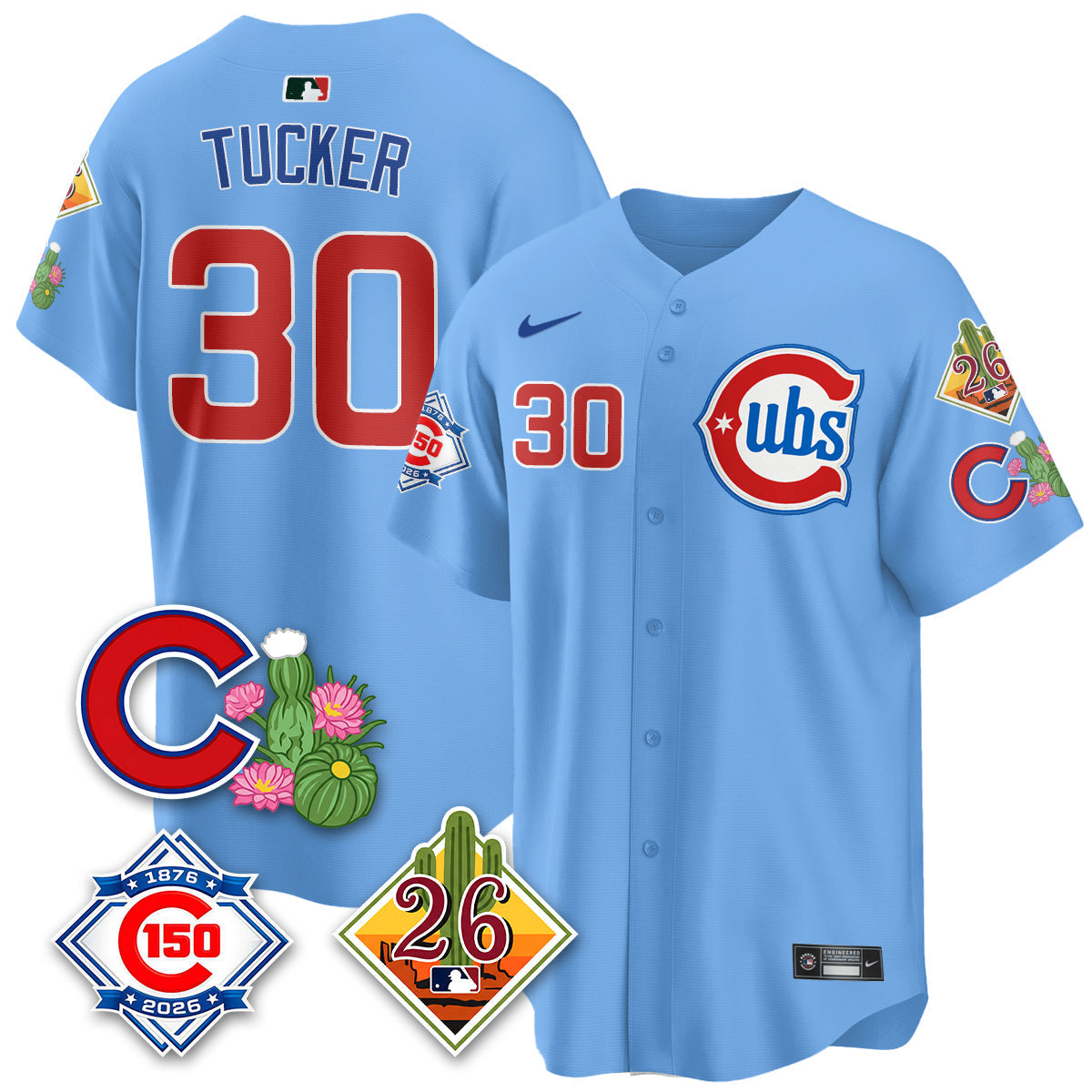 CHC 2026 Spring Training Vapor Limited Jersey - 150th Anniversary Patch - All Stitched-DTD