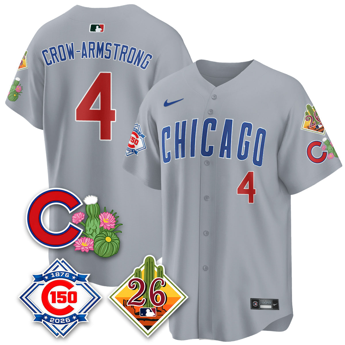 CHC 2026 Spring Training Vapor Limited Jersey - 150th Anniversary Patch - All Stitched-DTD