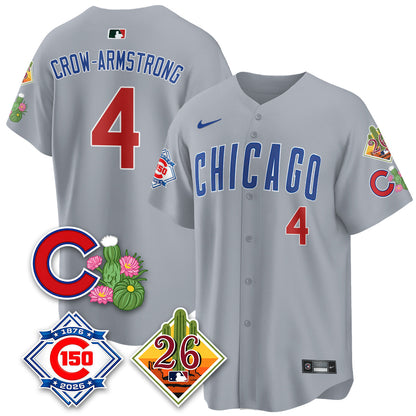 CHC 2026 Spring Training Vapor Limited Jersey - 150th Anniversary Patch - All Stitched-DTD