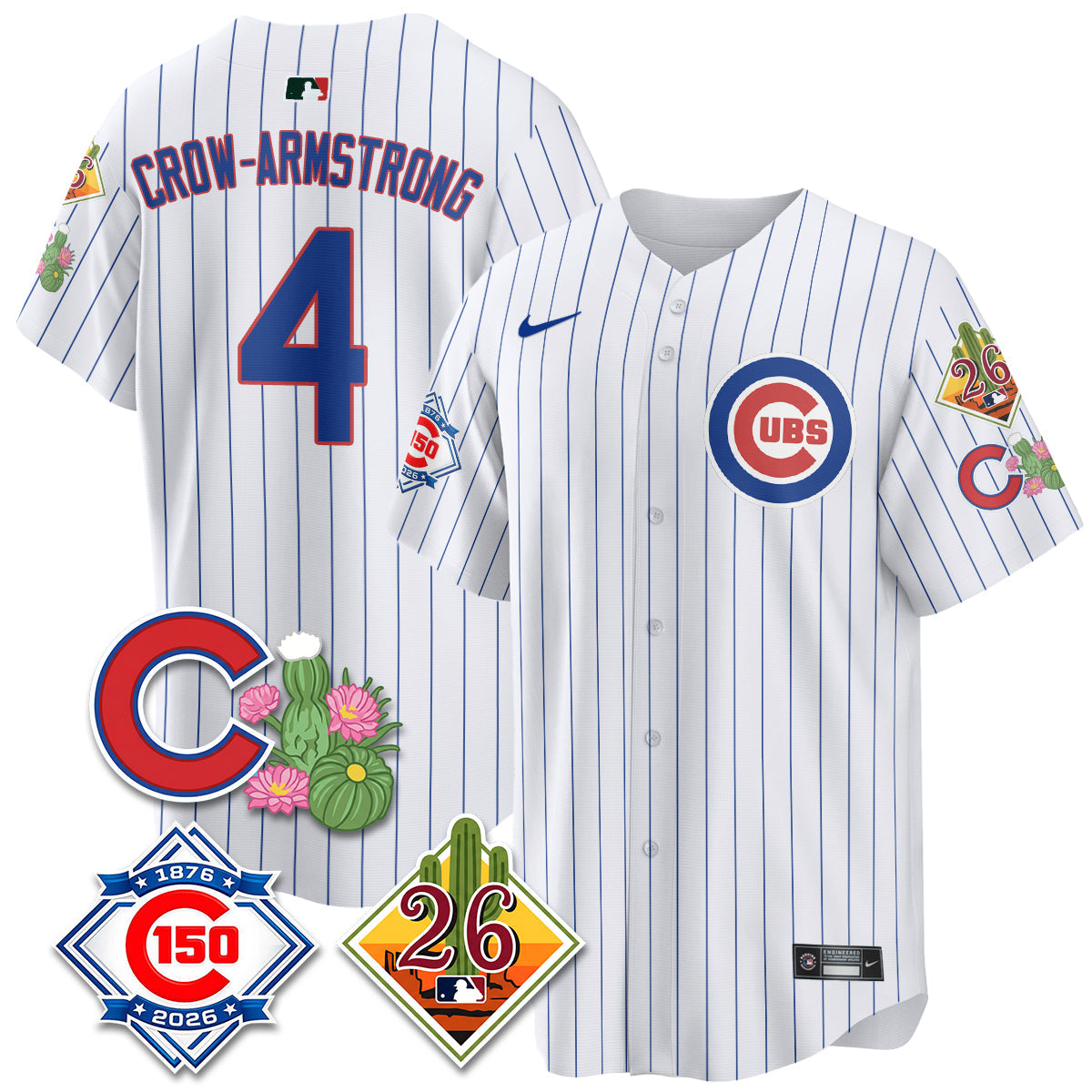 CHC 2026 Spring Training Vapor Limited Jersey - 150th Anniversary Patch - All Stitched-DTD